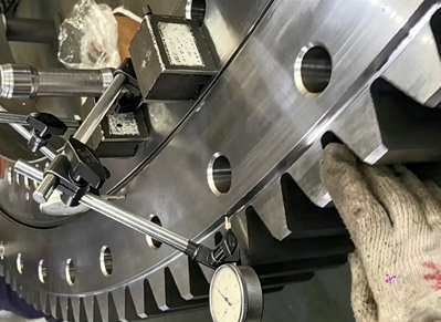 PC200 excavator slew ring replacement project gallery image 1