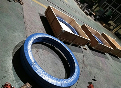 PC200 excavator slew ring replacement project gallery image 3