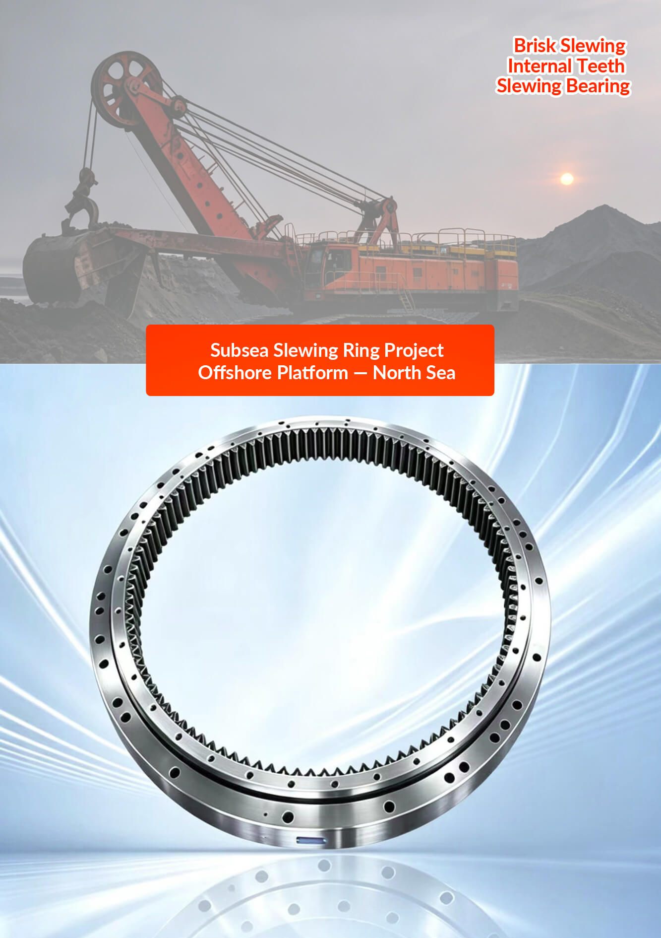 PC200 Excavator Slew Ring for Komatsu PC200 in Bolivia