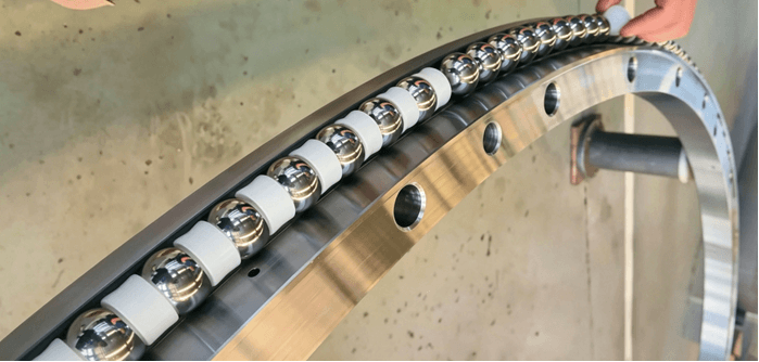 standard slewing bearing gear backlash values by module and tonnage